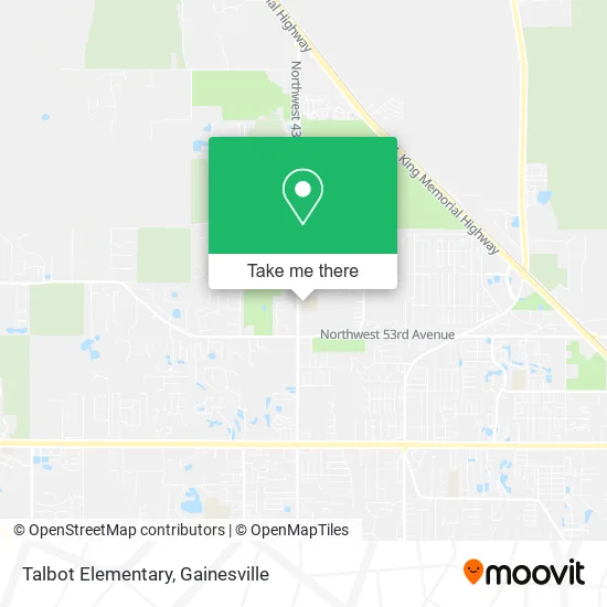 Talbot Elementary map