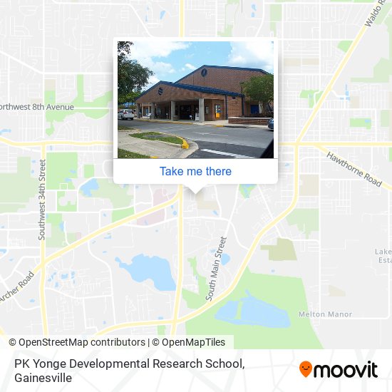 Mapa de PK Yonge Developmental Research School