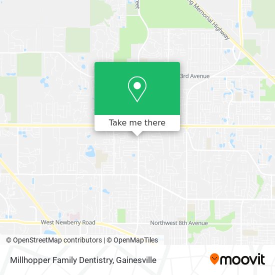 Millhopper Family Dentistry map