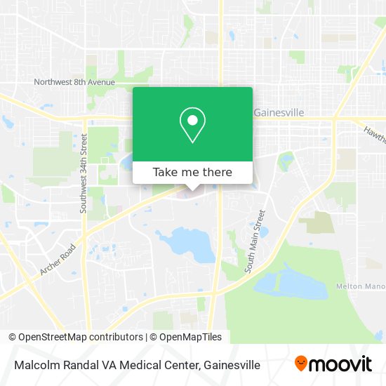 Mapa de Malcolm Randal VA Medical Center