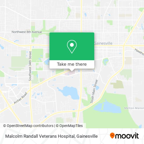 Malcolm Randall Veterans Hospital map