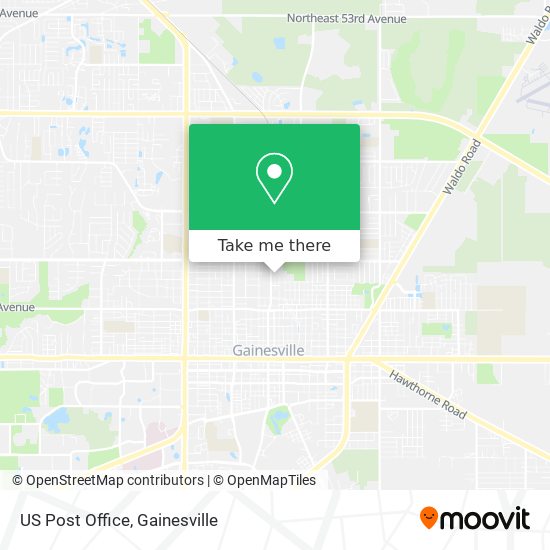 How to get to US Post Office in Gainesville by Bus?