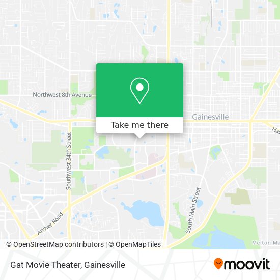 Mapa de Gat Movie Theater