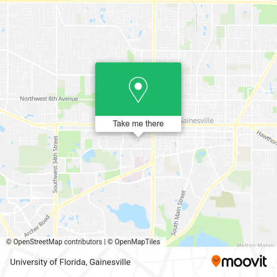 University of Florida map