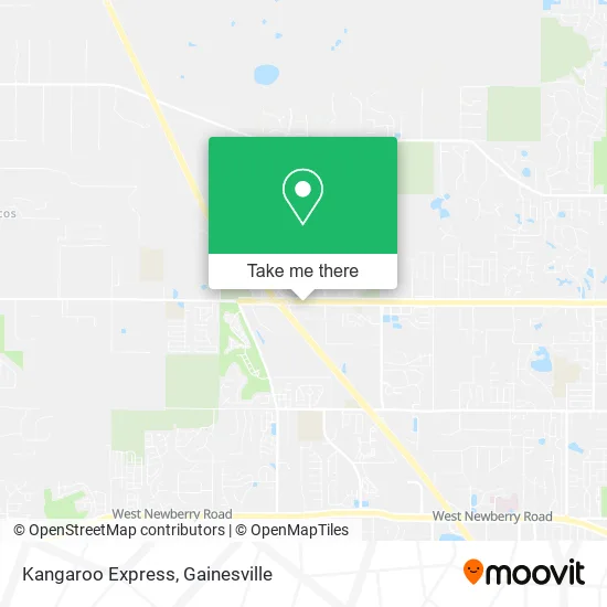 Kangaroo Express map