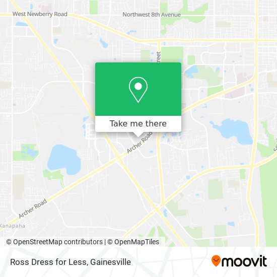 Ross Dress for Less map