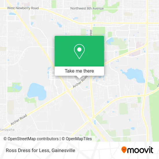 Ross Dress for Less map
