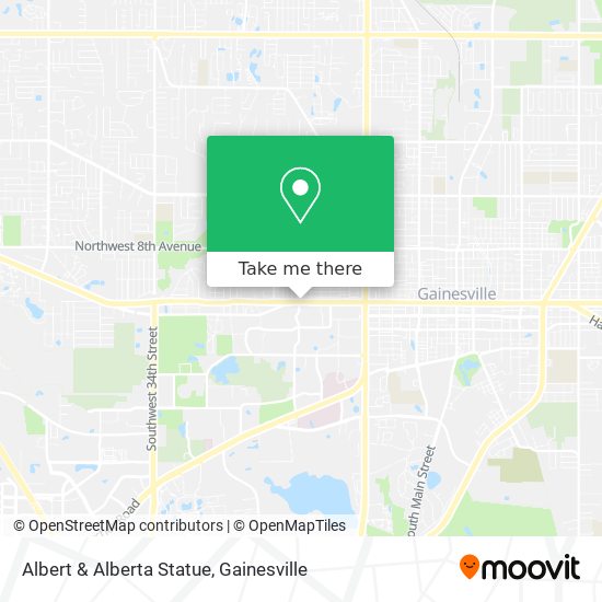 Albert & Alberta Statue map
