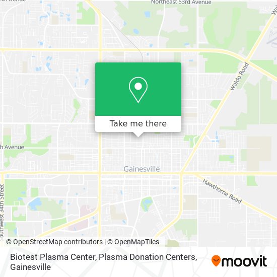 Biotest Plasma Center, Plasma Donation Centers map