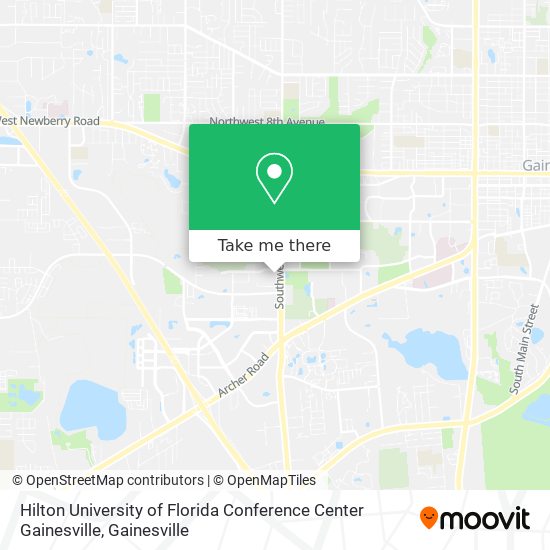 Mapa de Hilton University of Florida Conference Center Gainesville