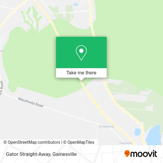 Gator Straight-Away map