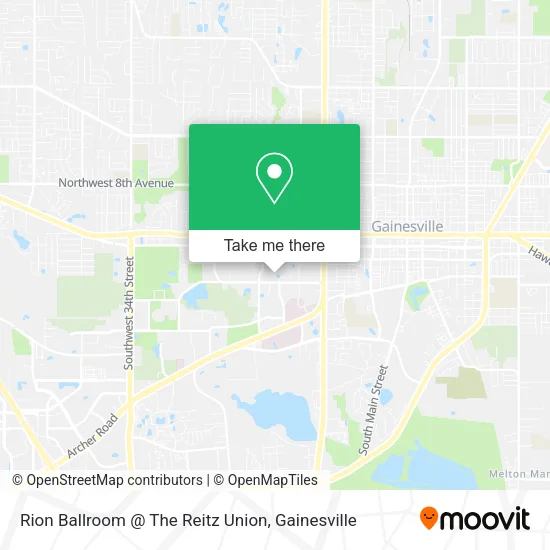 Rion Ballroom @ The Reitz Union map