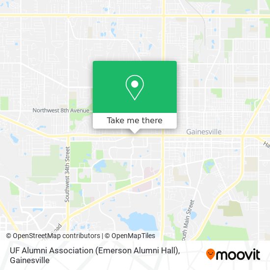 UF Alumni Association (Emerson Alumni Hall) map