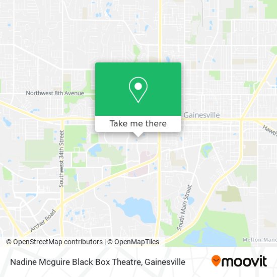 Nadine Mcguire Black Box Theatre map