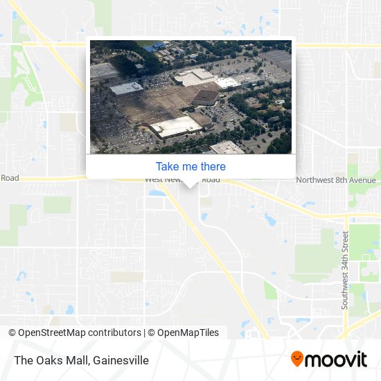 The Oaks Mall map