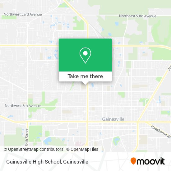 Mapa de Gainesville High School