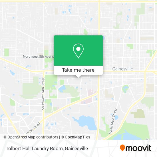 Mapa de Tolbert Hall Laundry Room