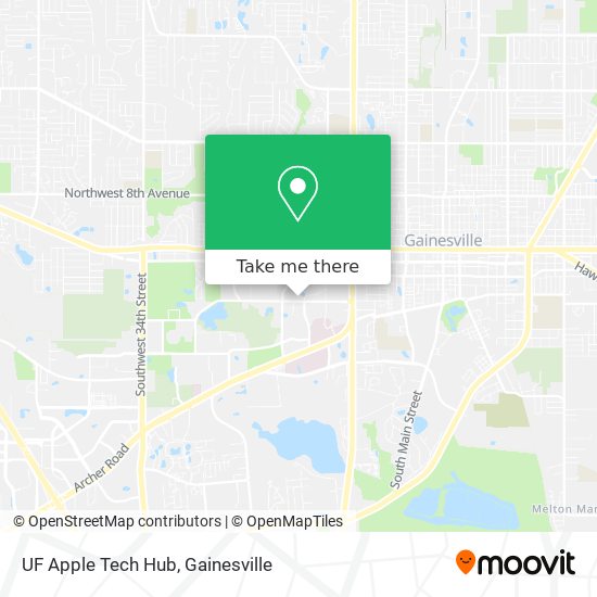UF Apple Tech Hub map