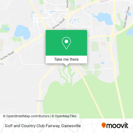 Mapa de Golf and Country Club Fairway