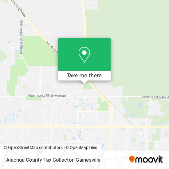 Alachua County Tax Collector map