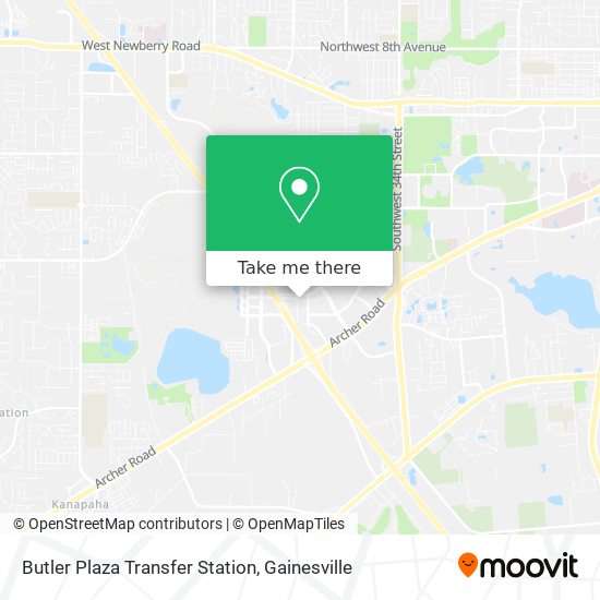 Mapa de Butler Plaza Transfer Station