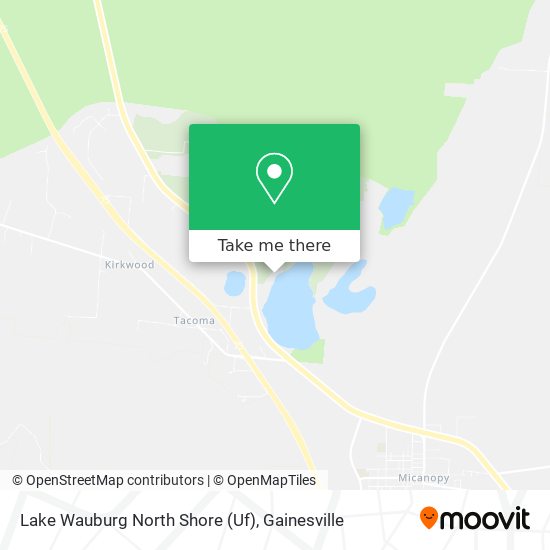 Mapa de Lake Wauburg North Shore (Uf)