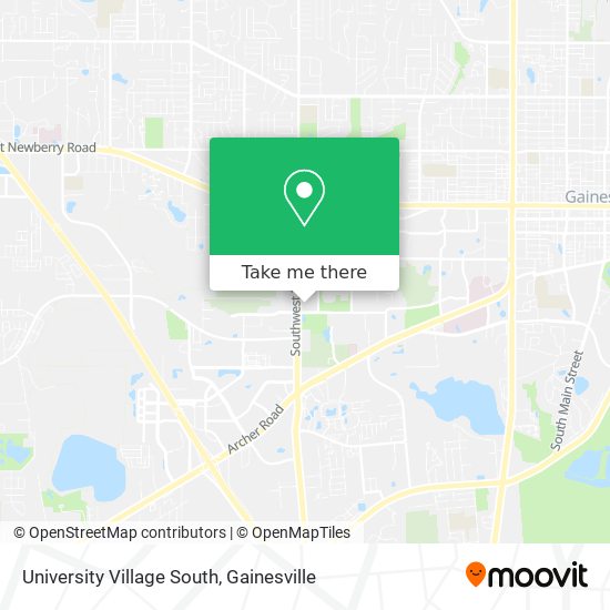 University Village South map