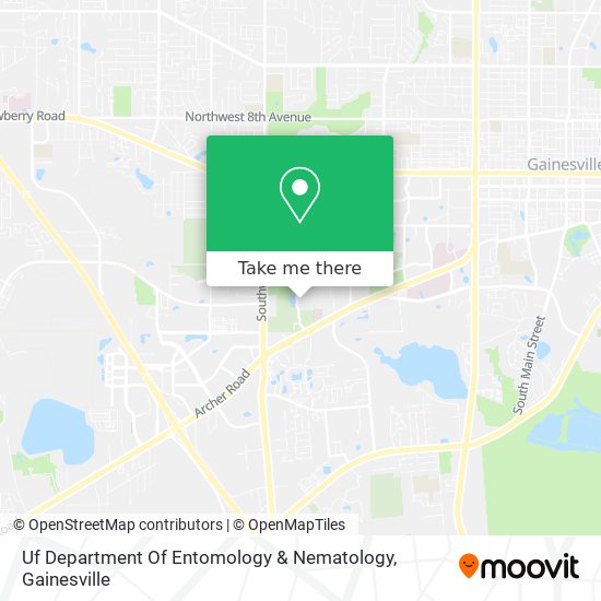 Uf Department Of Entomology & Nematology map