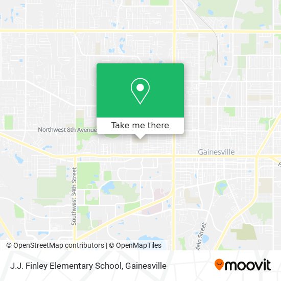 J.J. Finley Elementary School map