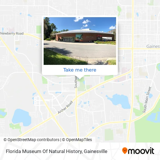 Mapa de Florida Museum Of Natural History