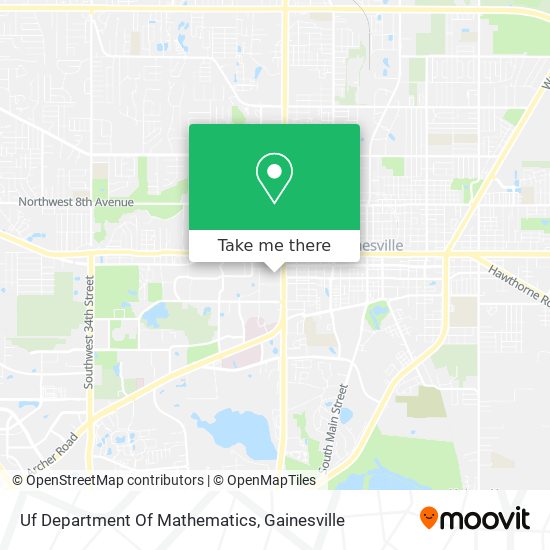 Uf Department Of Mathematics map
