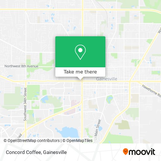 Concord Coffee map