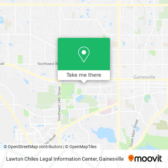 Lawton Chiles Legal Information Center map