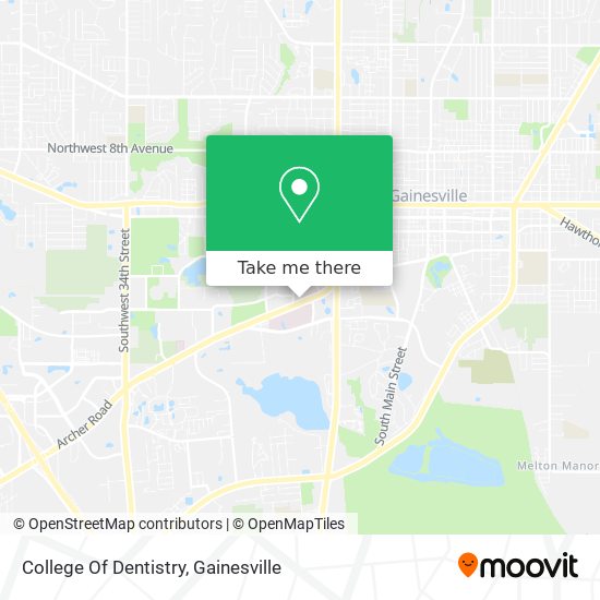 Mapa de College Of Dentistry