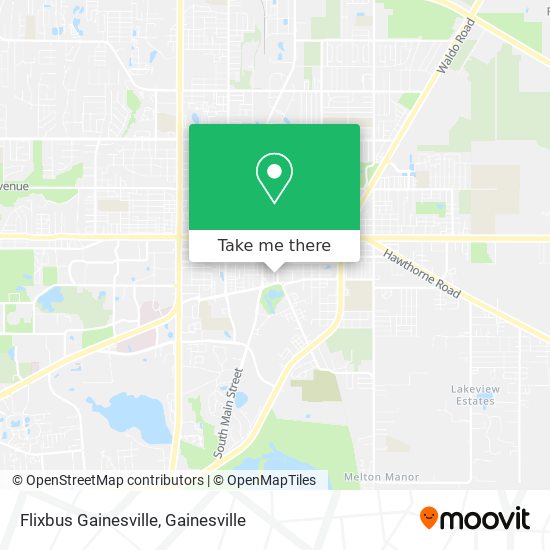 Flixbus Gainesville map