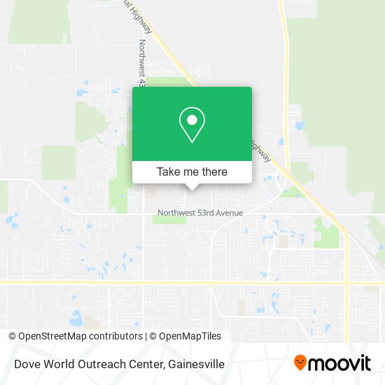 Dove World Outreach Center map