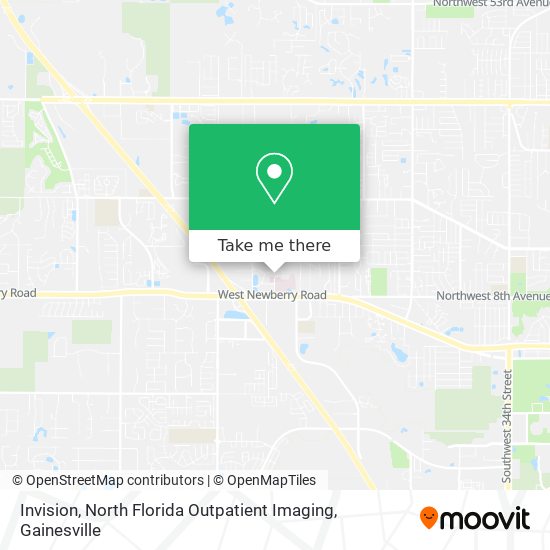 Invision, North Florida Outpatient Imaging map