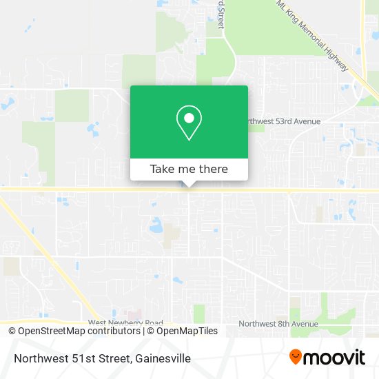 Northwest 51st Street map