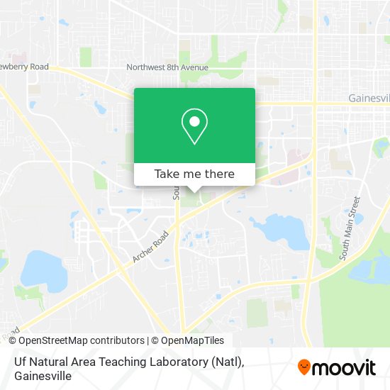 Mapa de Uf Natural Area Teaching Laboratory (Natl)