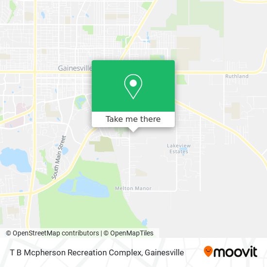 T B Mcpherson Recreation Complex map