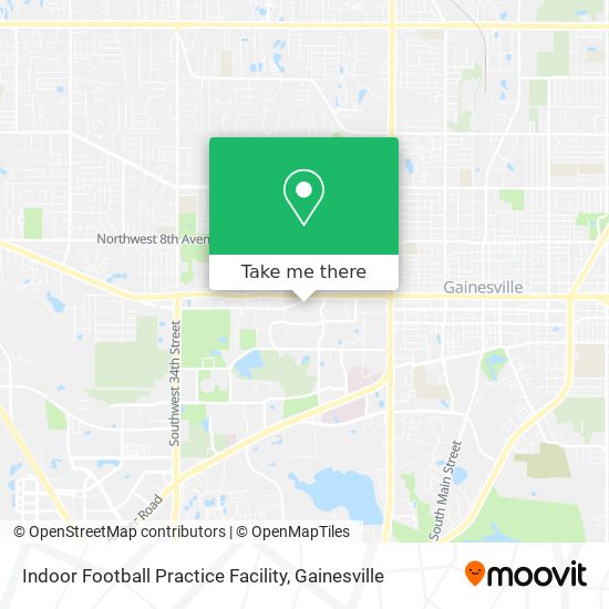 Mapa de Indoor Football Practice Facility