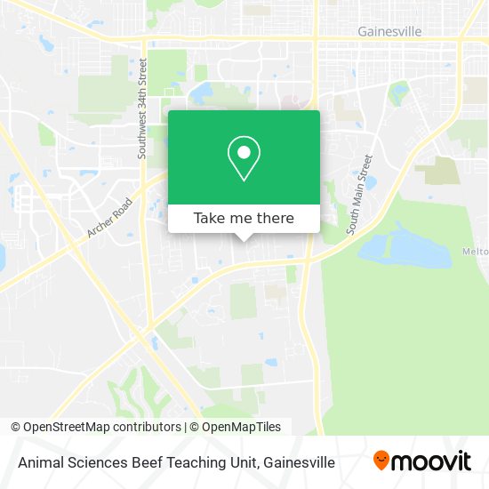 Animal Sciences Beef Teaching Unit map