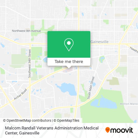 Malcom Randall Veterans Administration Medical Center map