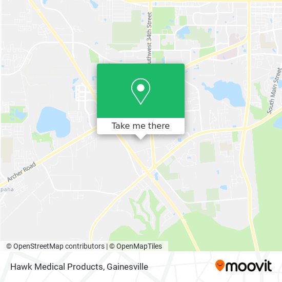 Hawk Medical Products map