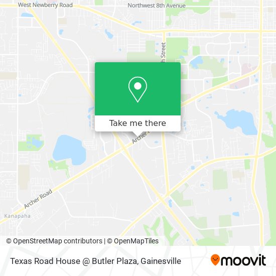 Texas Road House @ Butler Plaza map