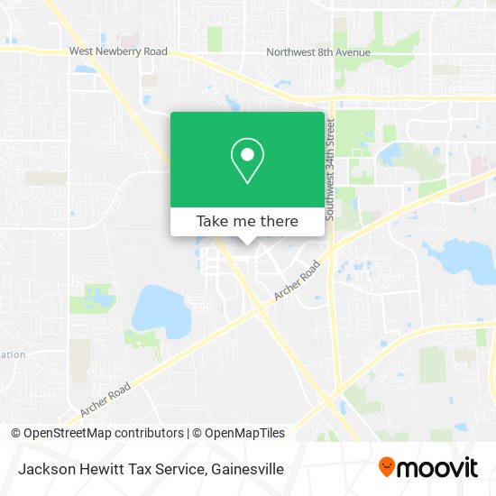 Mapa de Jackson Hewitt Tax Service