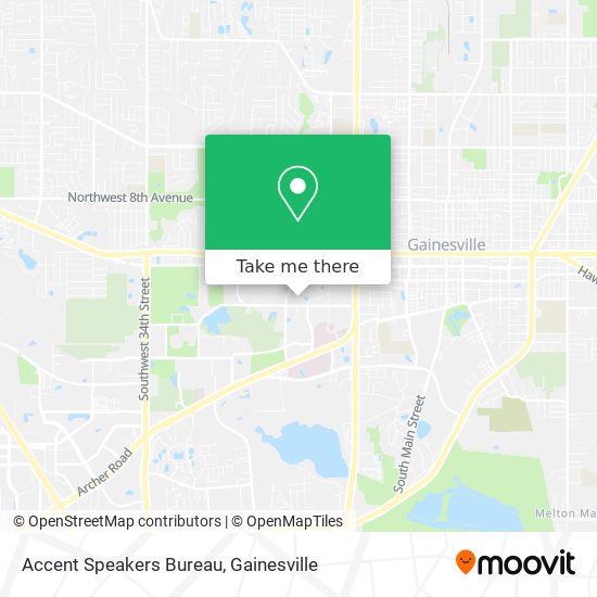 Mapa de Accent Speakers Bureau
