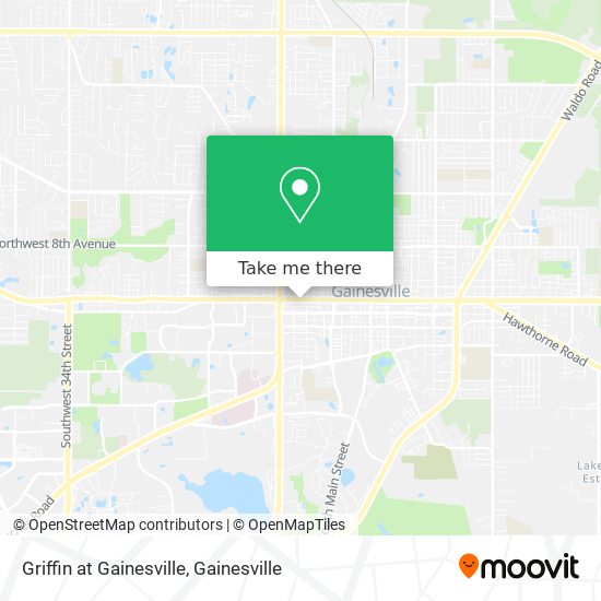 Griffin at Gainesville map