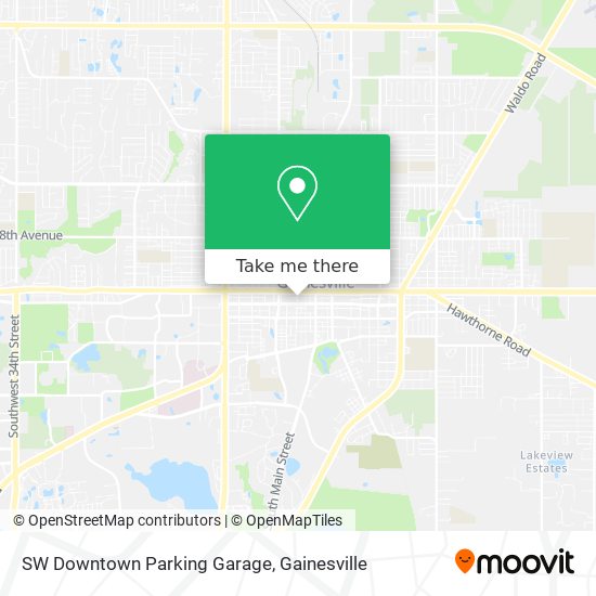 SW Downtown Parking Garage map