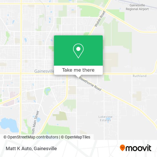 Mapa de Matt K Auto